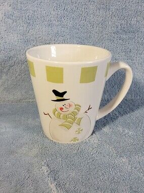 Christmas Snowman Ceramic Coffee Tea Cocoa Mug Pacific Islands Creations 12 oz